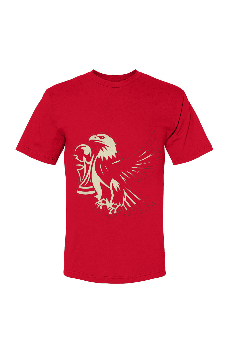 Transparent Eagle USA-Made 100% Cotton T-Shirt