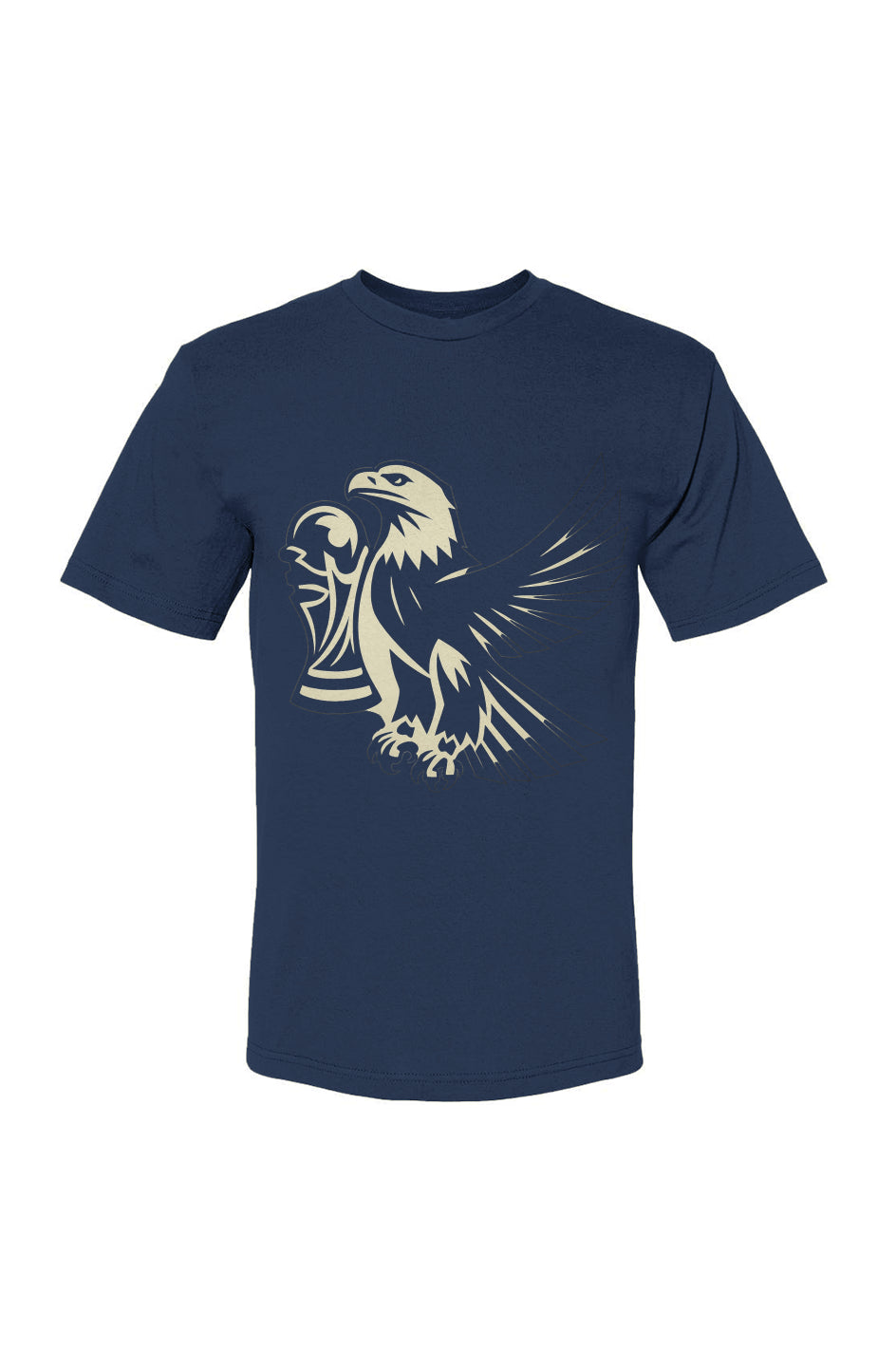 Transparent Eagle USA-Made 100% Cotton T-Shirt