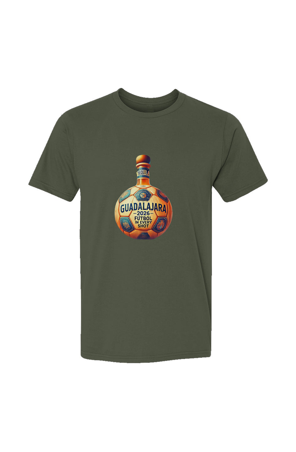 GUADALAJARA TEQUILA in every shot USA-Made Ringspun Unisex T-Shirt