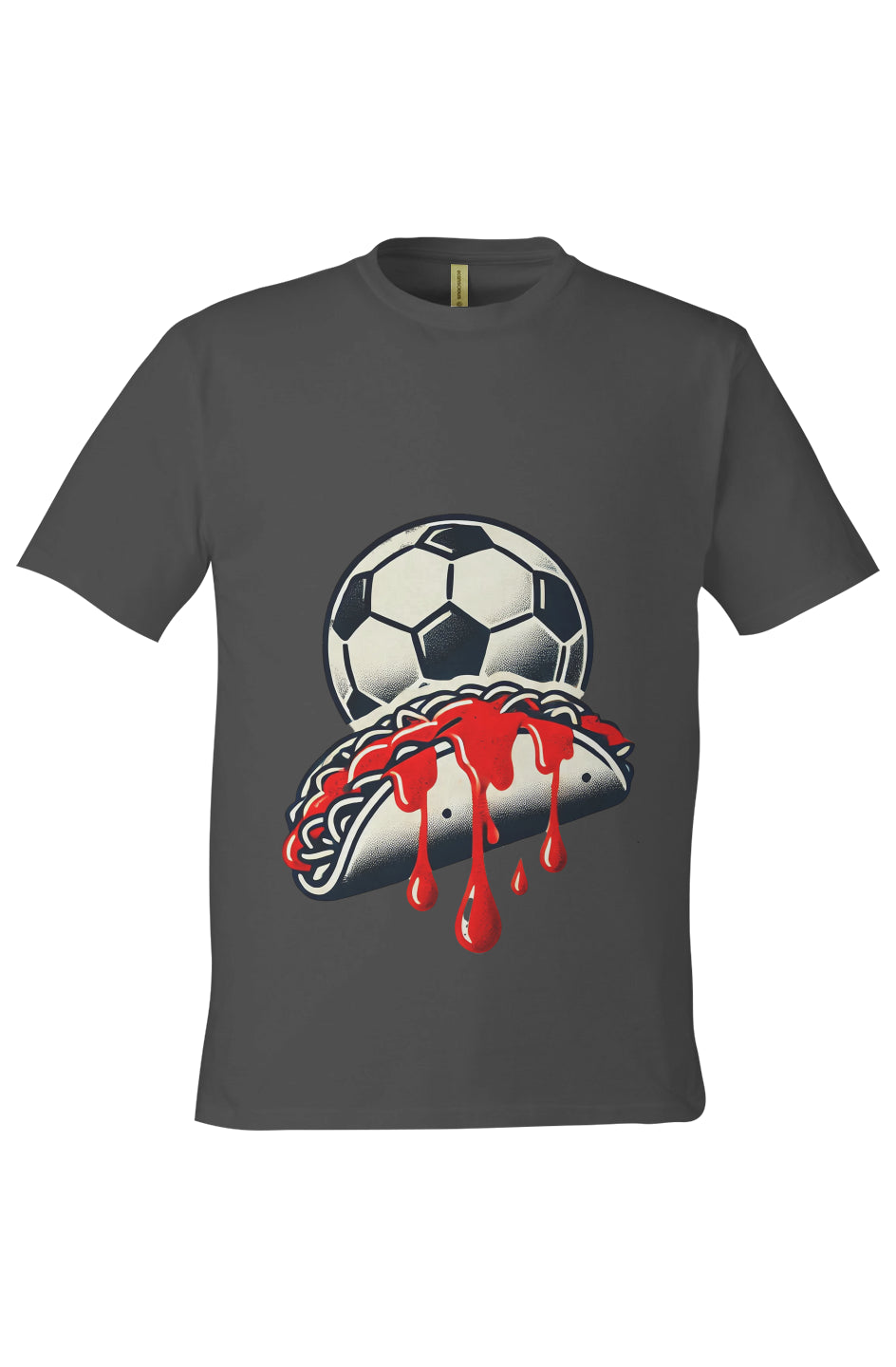 Guadalajara Taco White/Black Mexico-Made 100% Organic Cotton T-Shirt