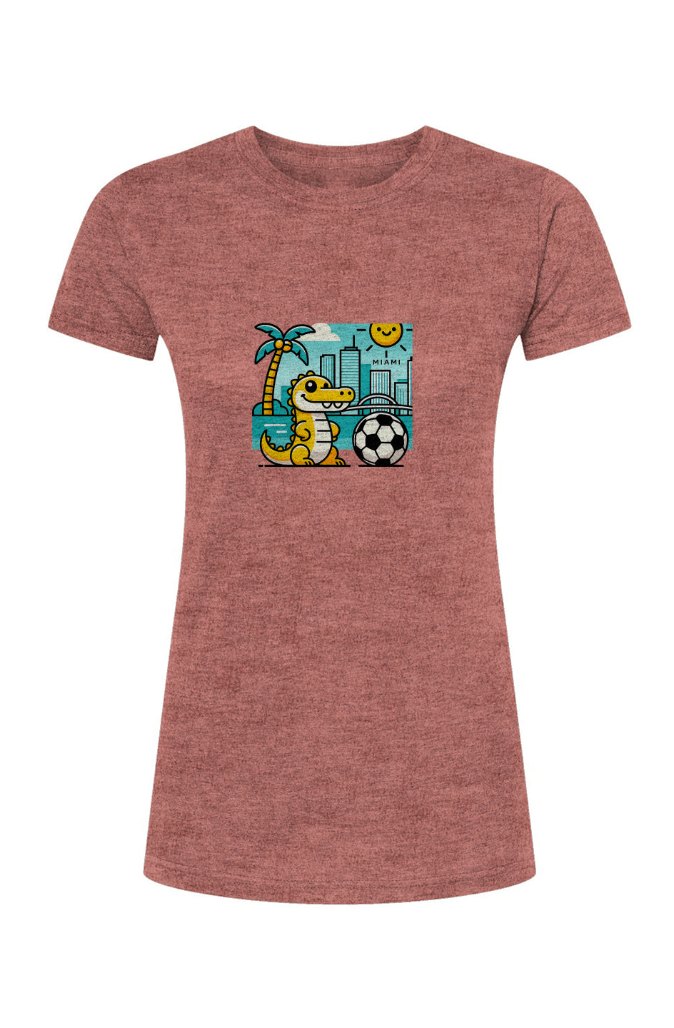 Miami Alligator Women's Poly-Rich T-Shirt