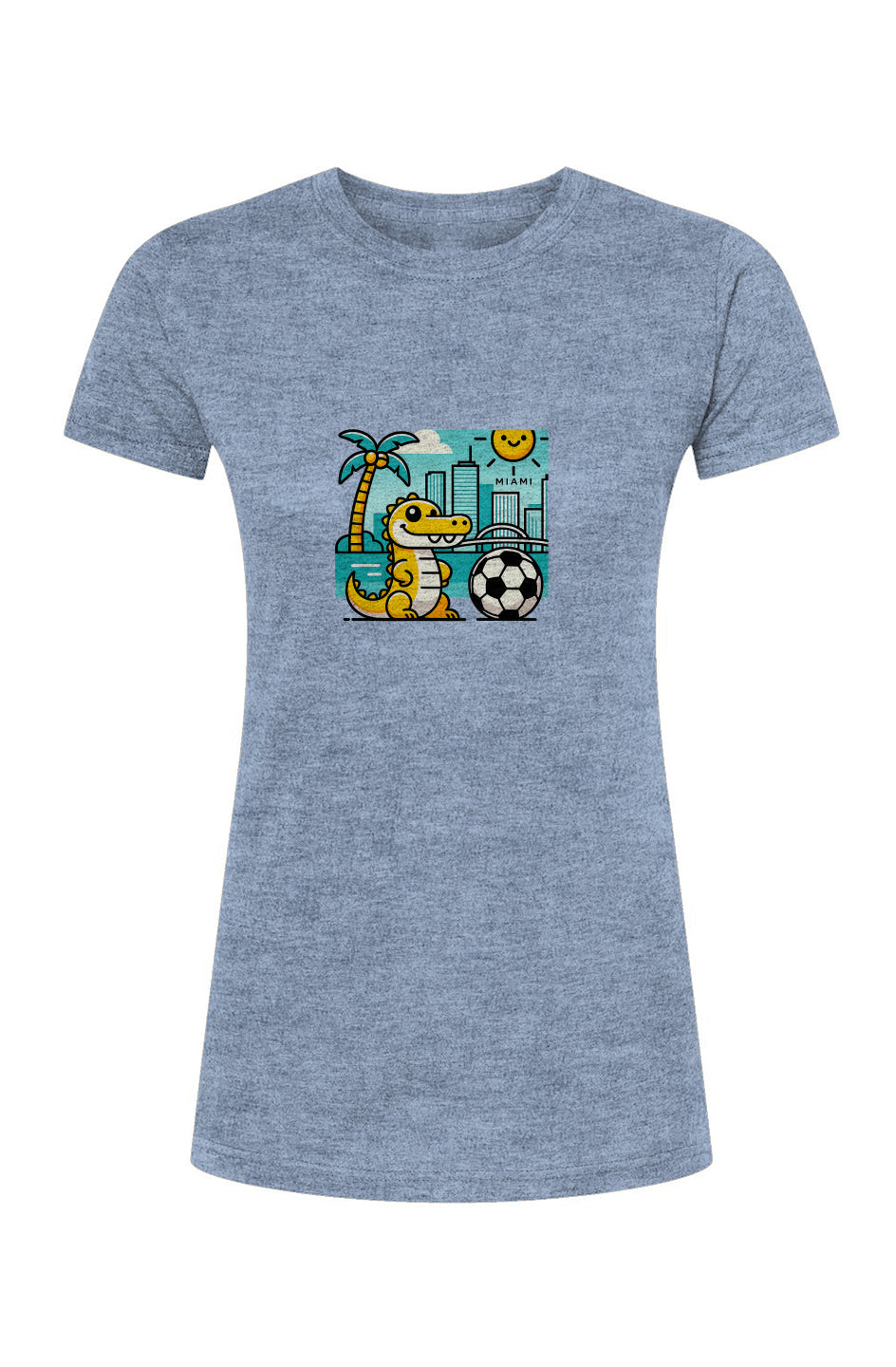 Miami Alligator Women's Poly-Rich T-Shirt