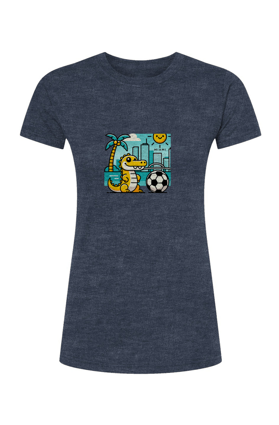 Miami Alligator Women's Poly-Rich T-Shirt