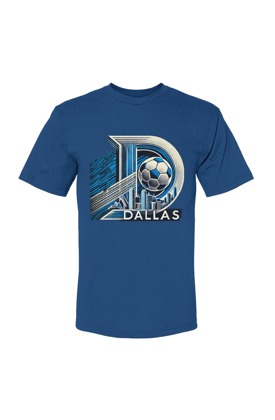 Dallas D USA-Made 100% Cotton T-Shirt