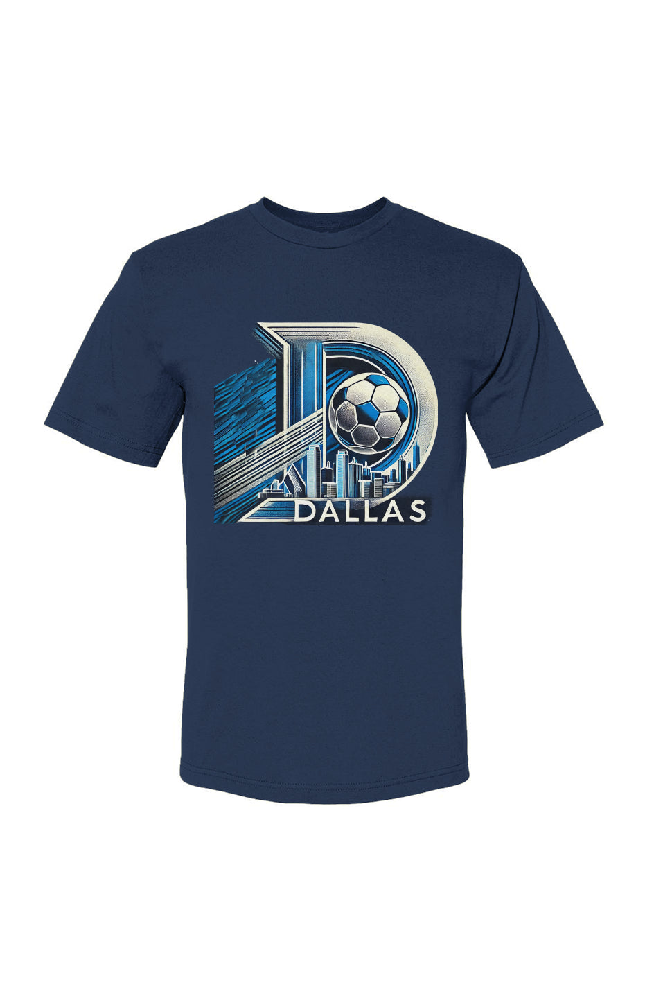 Dallas D USA-Made 100% Cotton T-Shirt