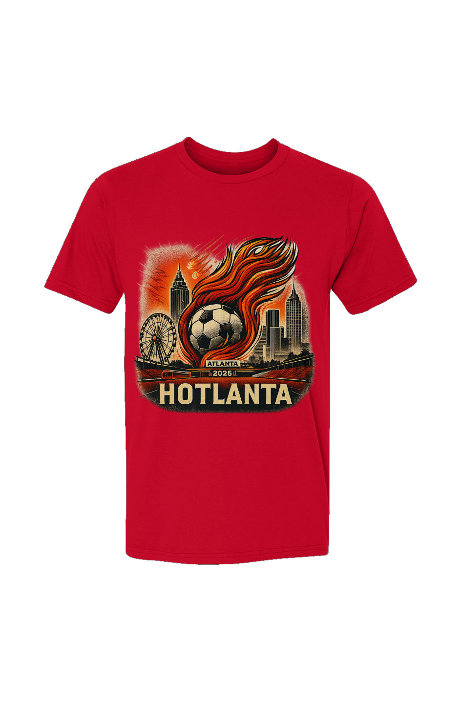 Atlanta Hotlanta USA-Made Ringspun Unisex T-Shirt