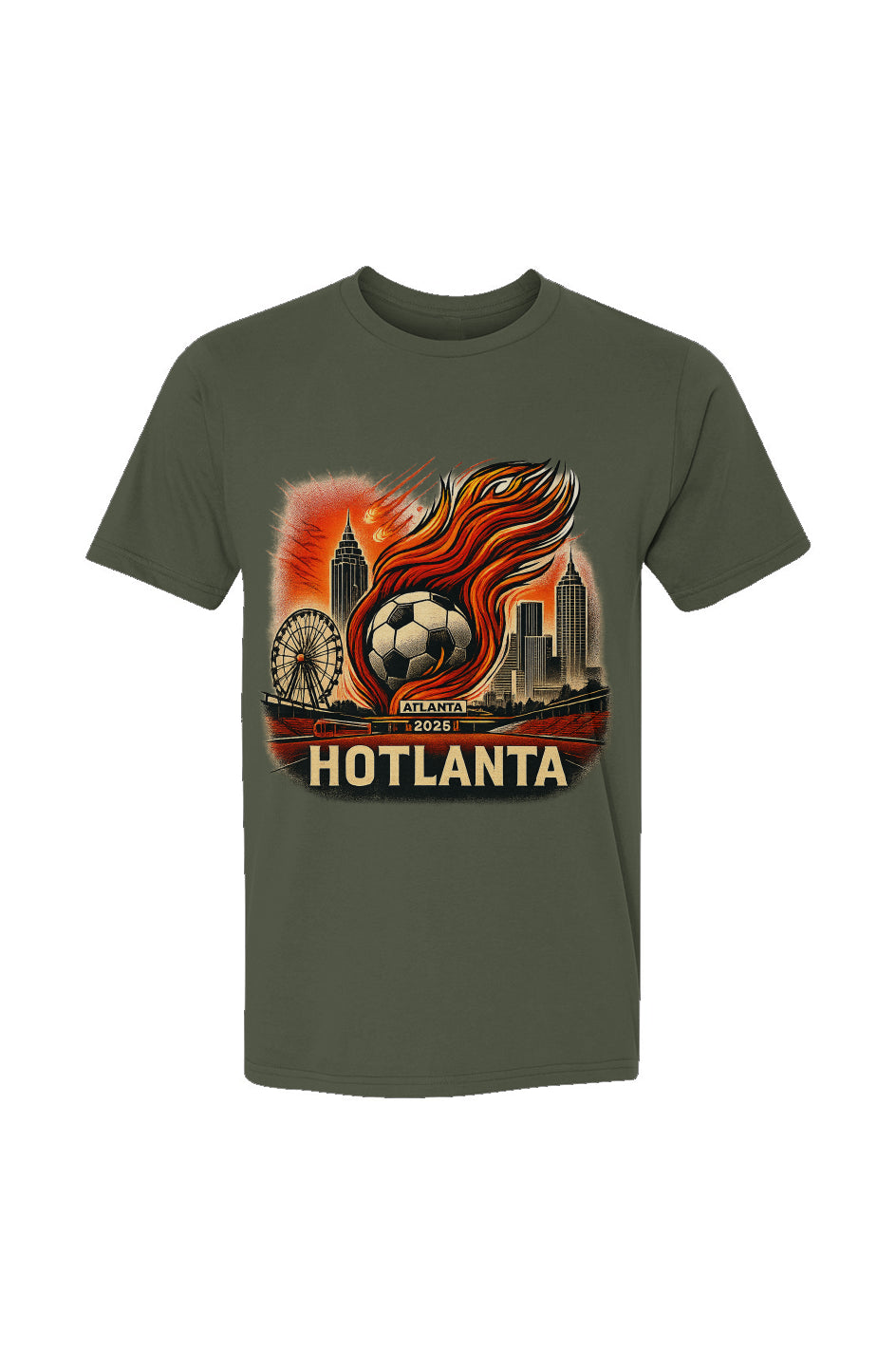 Atlanta Hotlanta USA-Made Ringspun Unisex T-Shirt