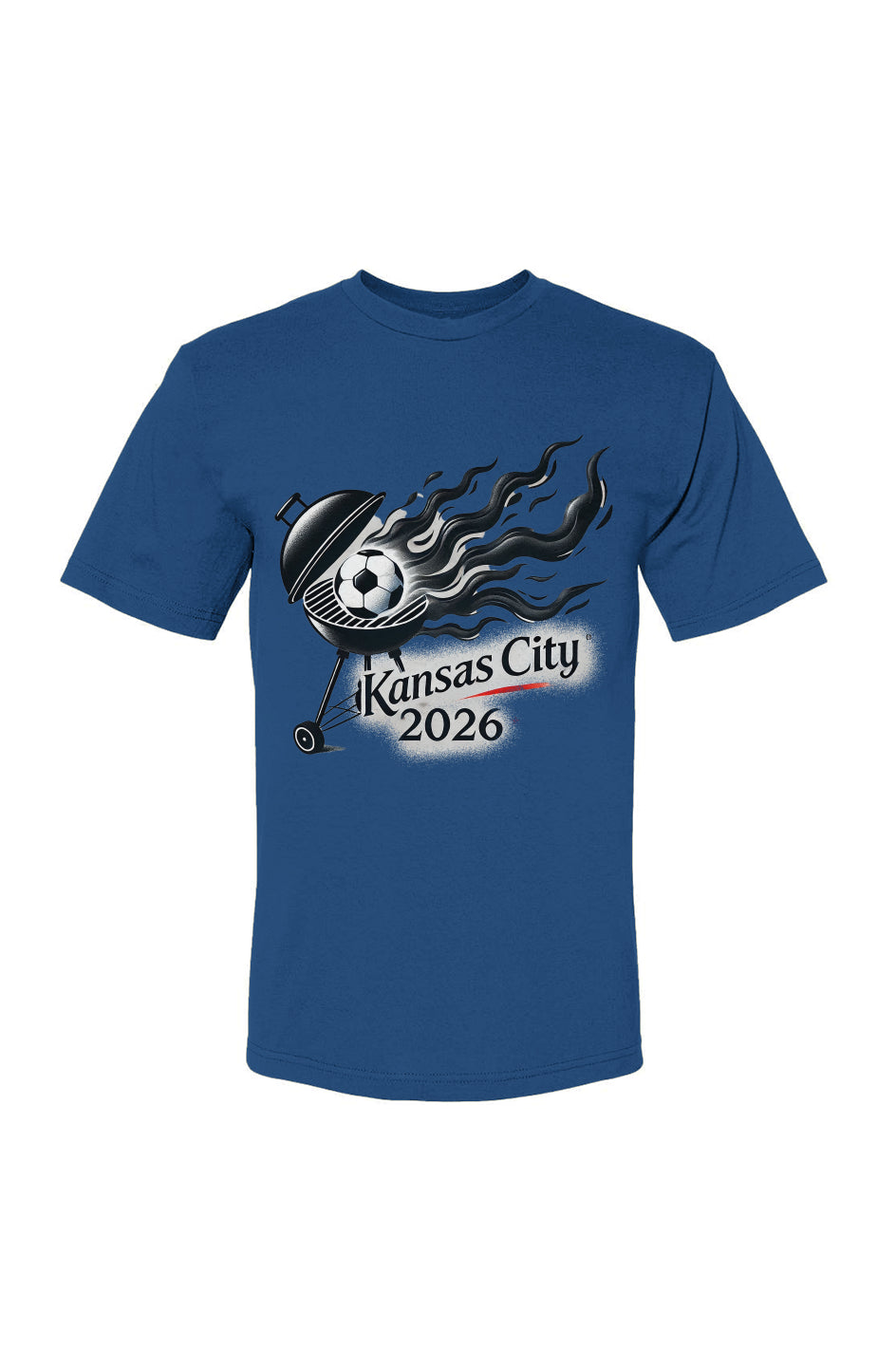 Kansas City Grill Red, White, or Blue USA-Made 100% Cotton T-Shirt