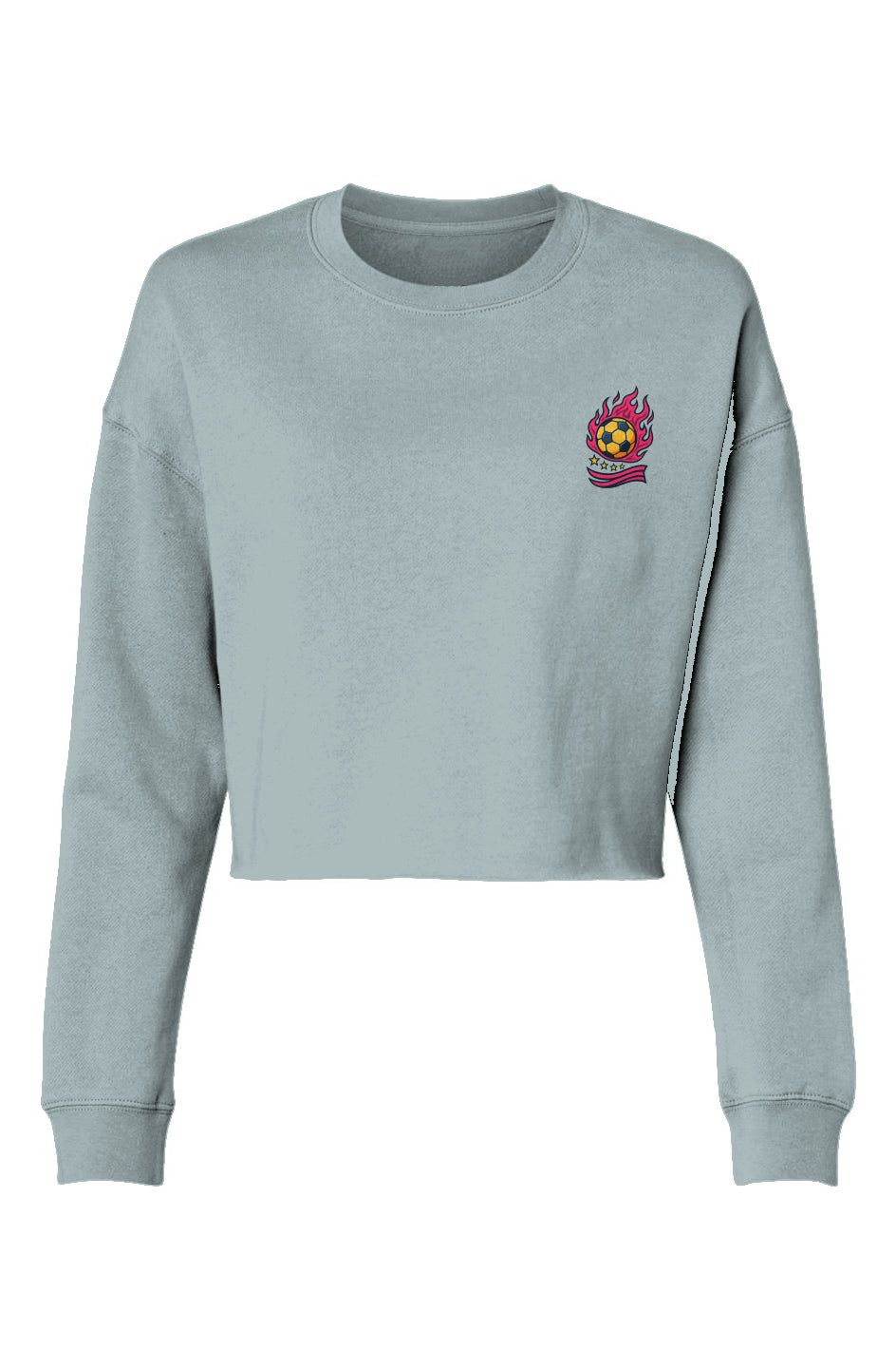 The Ladies Soccer Lightweight Cropped Crew