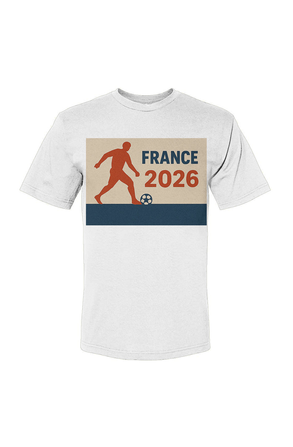 France Soccer 2026 100% Cotton T-Shirt