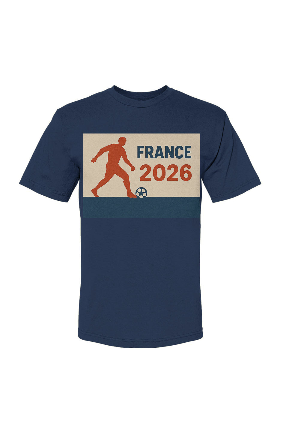 France Soccer 2026 100% Cotton T-Shirt