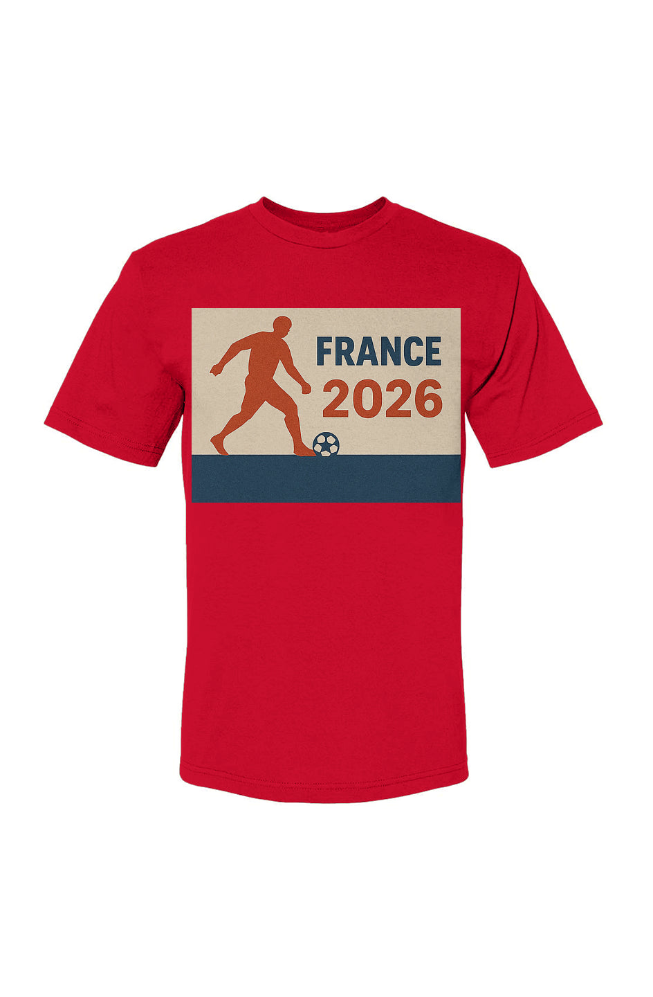 France Soccer 2026 100% Cotton T-Shirt