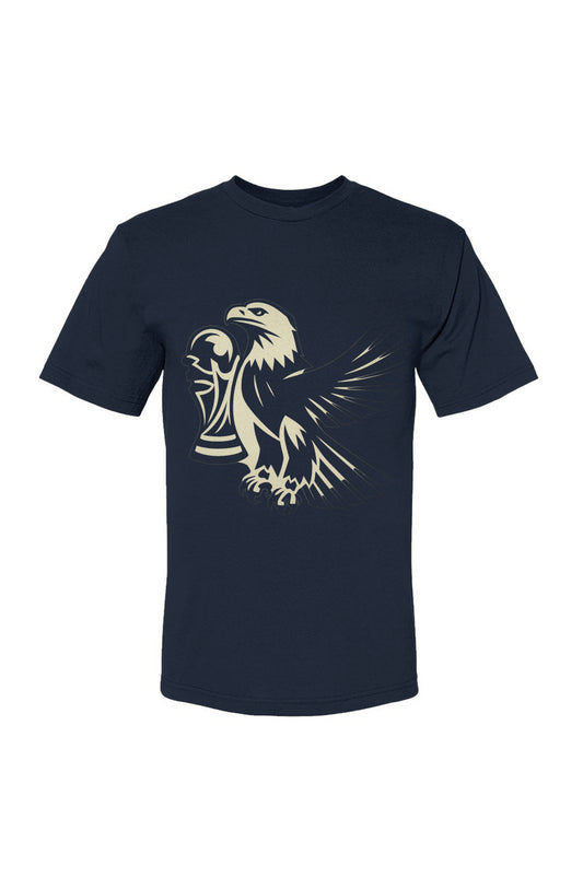 Transparent Eagle USA-Made 100% Cotton T-Shirt