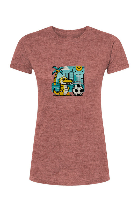 Miami Alligator Women's Poly-Rich T-Shirt