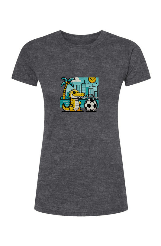 Miami Alligator Women's Poly-Rich T-Shirt