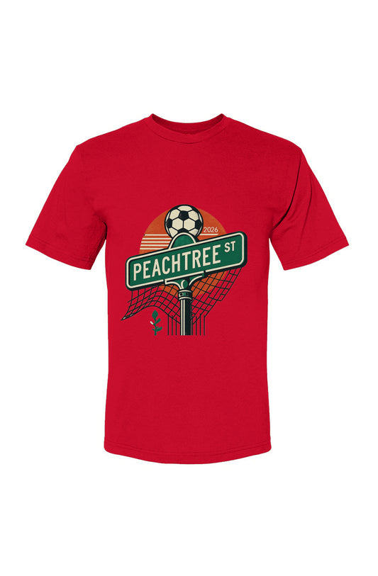 Atlanta Peachtree Street USA-Made 100% Cotton T-Shirt