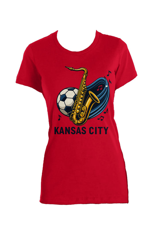 Kansas City Saxophone Ladies Made in USA Crew T-Shirt