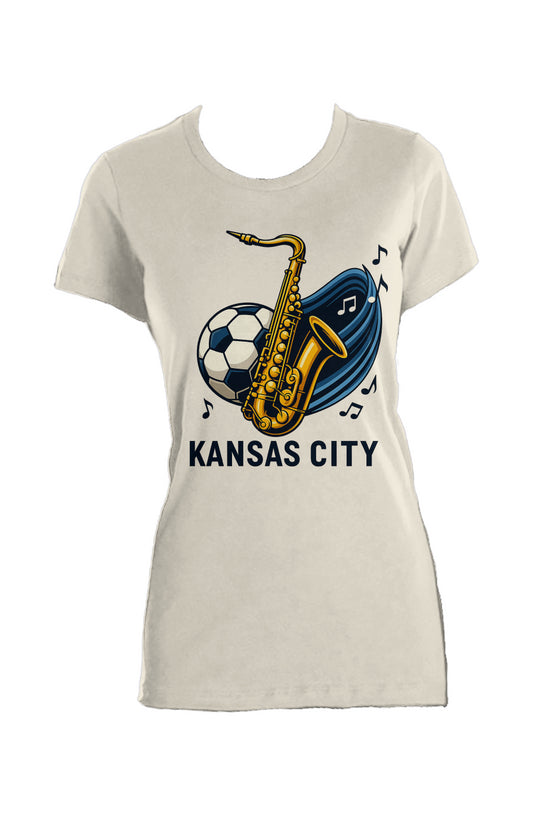 Kansas City Saxophone Ladies Made in USA Crew T-Shirt