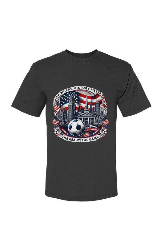 Boston Where History USA-Made 100% Cotton T-Shirt