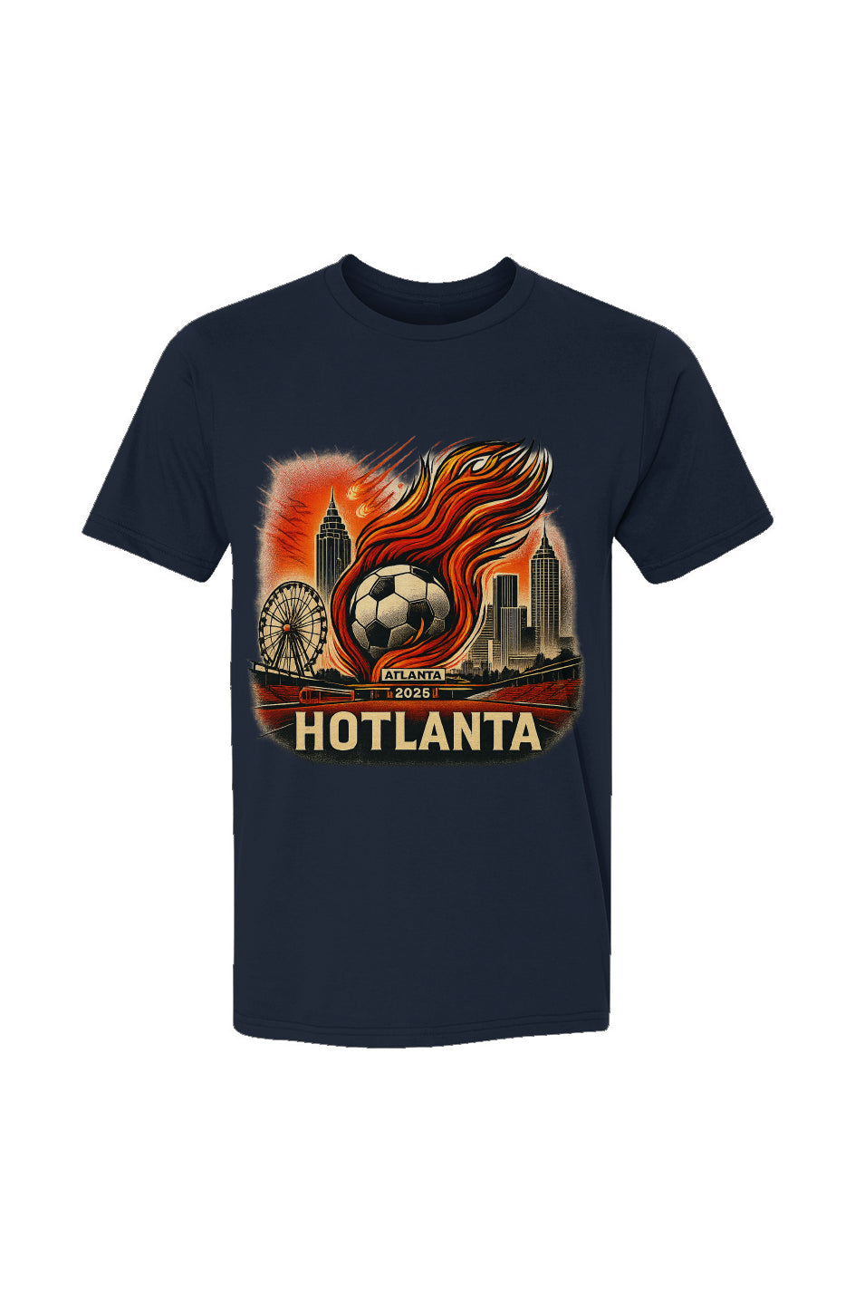 Atlanta Hotlanta USA-Made Ringspun Unisex T-Shirt