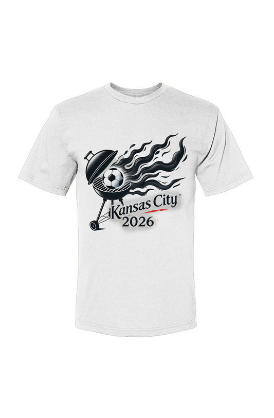 Kansas City Grill Red, White, or Blue USA-Made 100% Cotton T-Shirt
