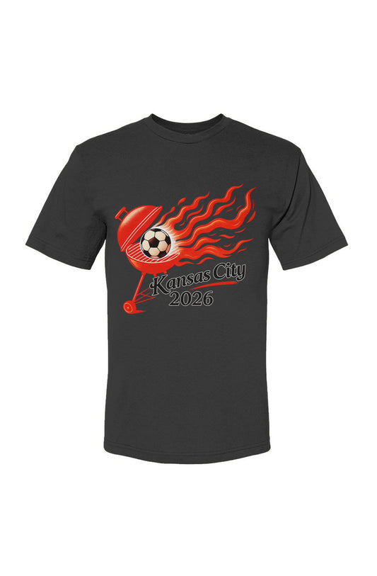 Kansas City Grill Fire USA-Made Cotton T-Shirt