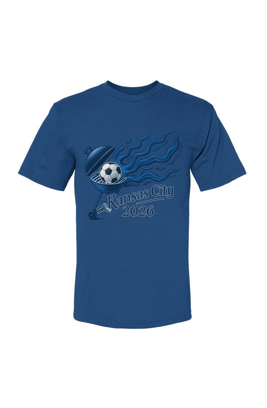 Kansas City Blue Steel Grill USA-Made 100% Cotton T-Shirt
