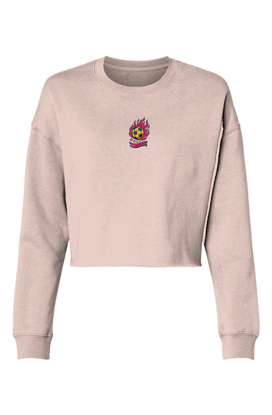 The Ladies Soccer Lightweight Cropped Crew