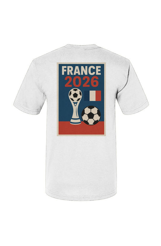 France Soccer 2026 100% Cotton T-Shirt