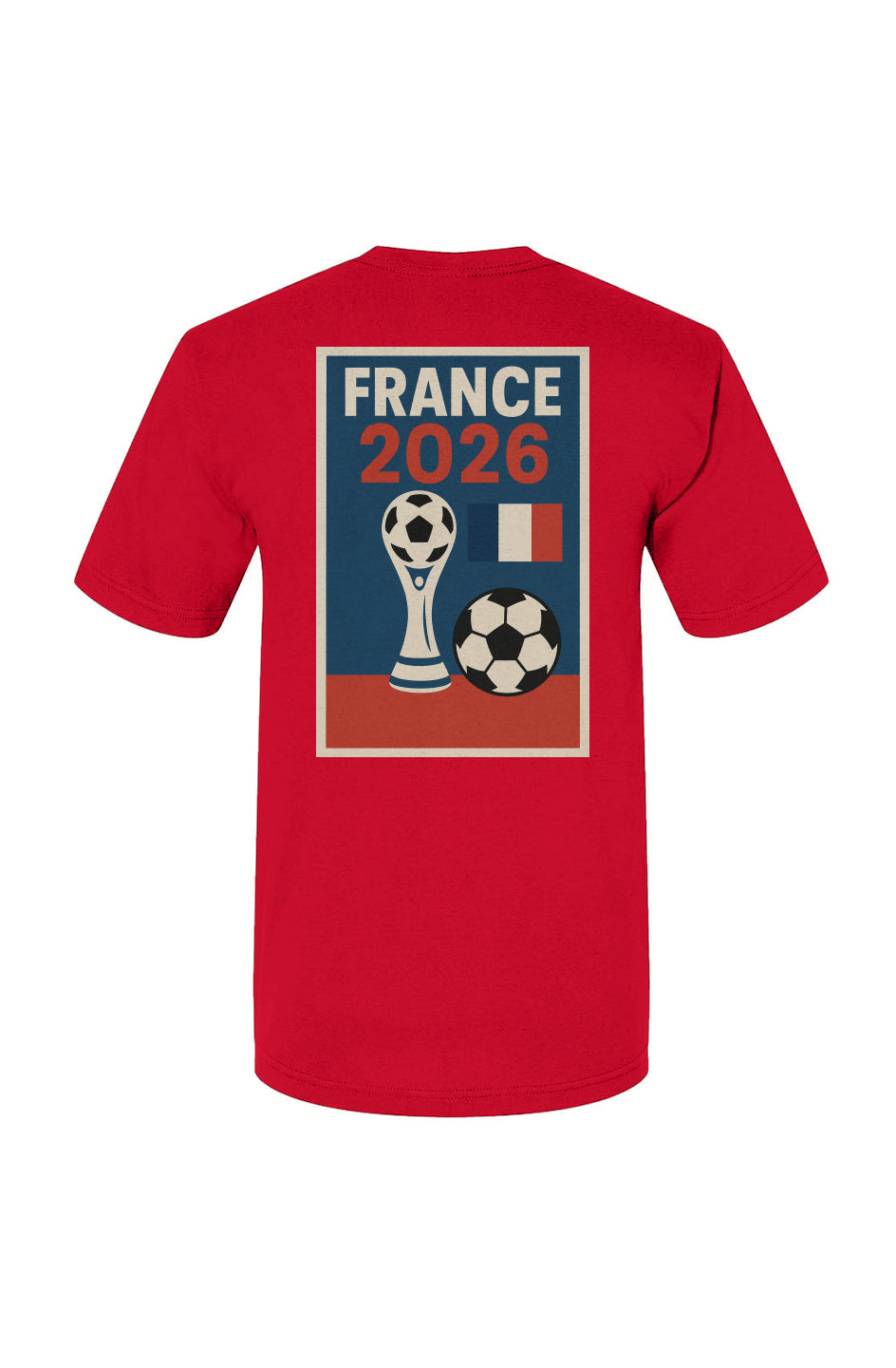 France Soccer 2026 100% Cotton T-Shirt